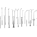 Outdoor Lights With Variety of Street Lamp Designs in Open Outdoor Setting