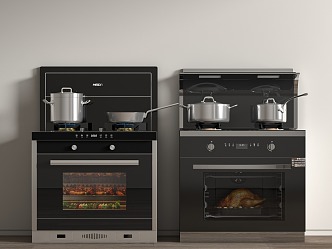 integrated stove 3d model