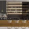Mediterranean Bar Counter 3d model