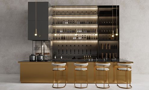 Mediterranean Bar Counter 3d model