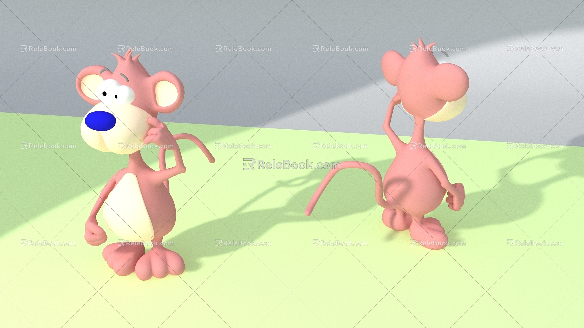 Game film and television characters cartoon characters 3d model