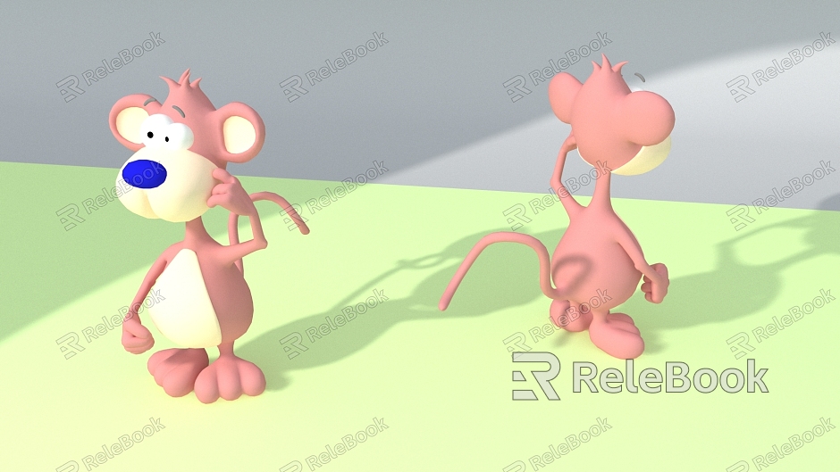 Game film and television characters cartoon characters model