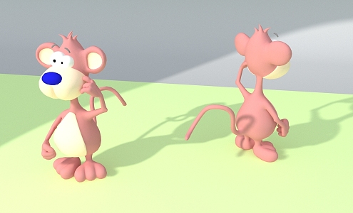 Game film and television characters cartoon characters 3d model