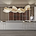 Modern Bar Chair Combination Home Bar Table 3d model
