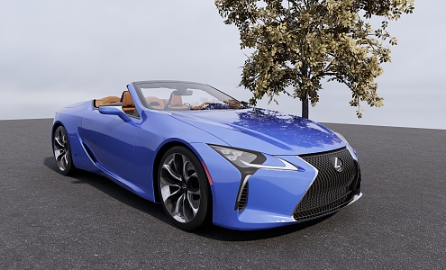 LEXUS Convertible sports car GT sports car 3d model