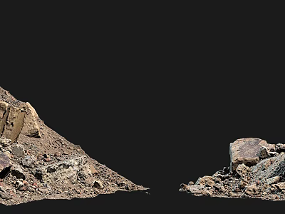 Modern Building Exterior Wall With Natural Stone Texture And Architectural Design Details 3d model