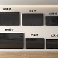 TV LCD TV TV Flat-screen TV Full-screen TV 3d model