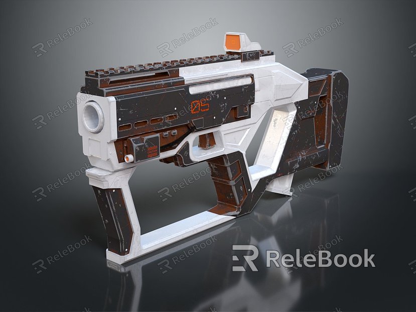 Modern Gun Sci-Fi Firearms Sci-Fi Game Gun Games Firearms Game Gun model