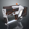 Modern Gun Sci-Firearms Sci-Fi Game Gun Games Firearms Game Gun 3d model