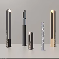 Modern Outdoor Column Lights With Modern Design Various Styles And Decorative Features For Garden Pathway
