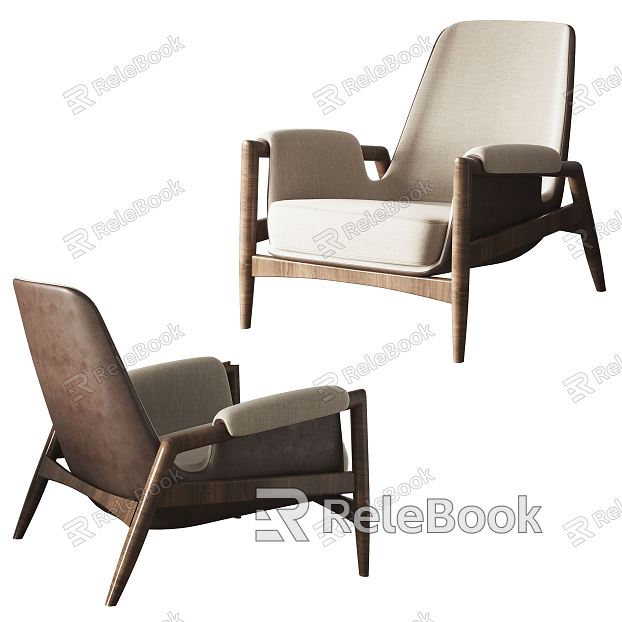 Modern single chair model