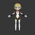 Modern robot cartoon robot anime robot assistant 3d model