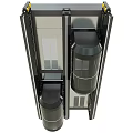 Sightseeing Elevator Modern Elevator 3d model