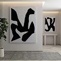 modern decorative painting 3d model