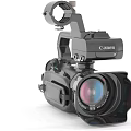 Canon HD Video Camera Commercial Equipment With Microphone And Professional Lens