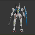Mech Warrior Mech Soldier Machine Battlearm Mechanical Battlearm Machine Fighter Robot 3d model