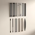 Modern Handhandle Modern Metal Long Handhandle 3d model