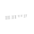 White Linen Curtains With Various Hanging Styles And Decorative Tiebacks For Home