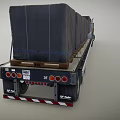 Brown Heavy Duty Truck For Cargo Transportation With Trailer