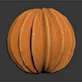 Orange Pumpkin Shaped Decorative Home Living Accessory For Table Decoration