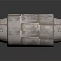 Heavy Duty Industrial Equipment Featuring Grid Panel And Textured Metallic Casing