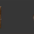 Rustic Broken Wooden Fence With Splintered Planks And Weathered Posts