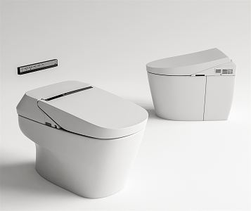 Modern toilet smart toilet combination 3d model