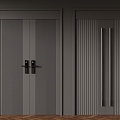 Double door 3d model