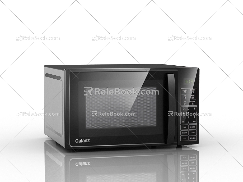 Microwave oven 3d model