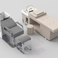 Professional Salon Beauty Equipment Including Treatment Chair Massage Bed Stool And Facial Lamp