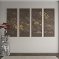 New Chinese Decorative Painting 3d model