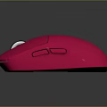 Modern Pink Wireless Computer Mouse With Ergonomic Design And Smooth Surface Grip 3d model