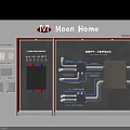 Modern Moon Home Smart Display Wall With Switches Piping Diagrams And Samples