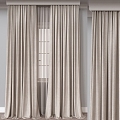 Curtain Fabric Curtain 3d model