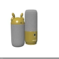 BRUNO Small Kitchen Appliances With Cute Rabbit Ear Design In Yellow And Transparent