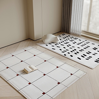 square carpet 3d model