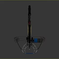 Advanced Modern Crossbow With Metal Frame Blue Grip And Tactical Scope