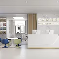 Bright Modern Dental Clinic Reception With Cozy Waiting Area And Full Medical Facilities