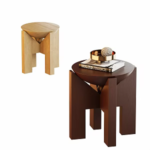 Modern Middle Ancient Corner Table Side Table Tea Table 3d model