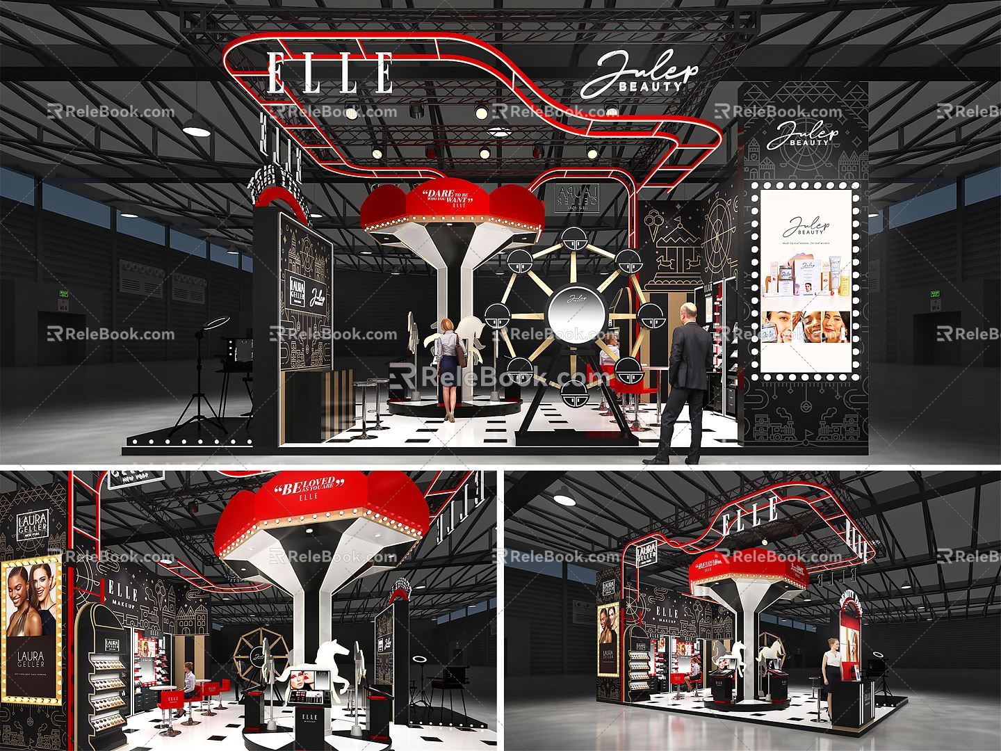 Modern Exhibition Booth 3d model