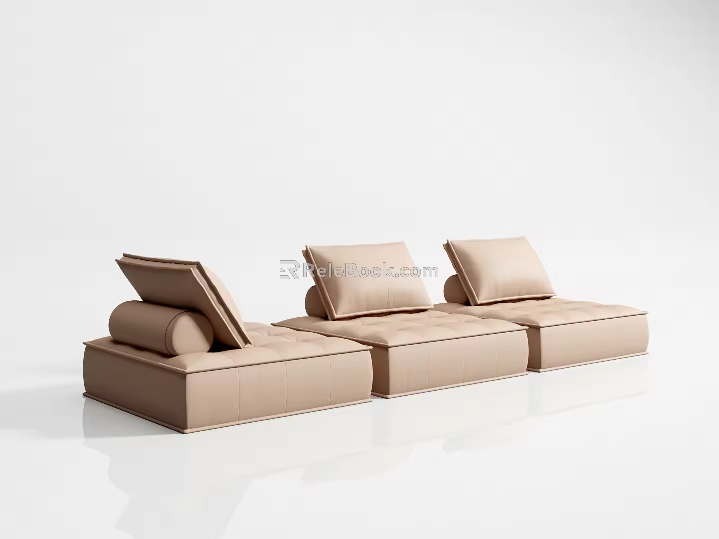 Modern Single Sofa Single Casual Sofa 3d model