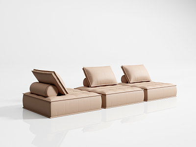 Modern Single Sofa Single Casual Sofa 3d model