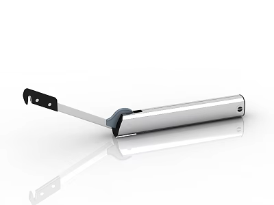 Durable Stainless Steel Drawer Slide Hardware Tool With Black Bracket For Furniture Cabinet 3d model