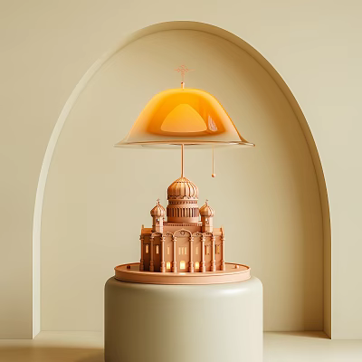 Cream wind table lamp decorative lamp bedside lamp 3d model Cream wind table lamp decorative lamp bedside lamp 3d model