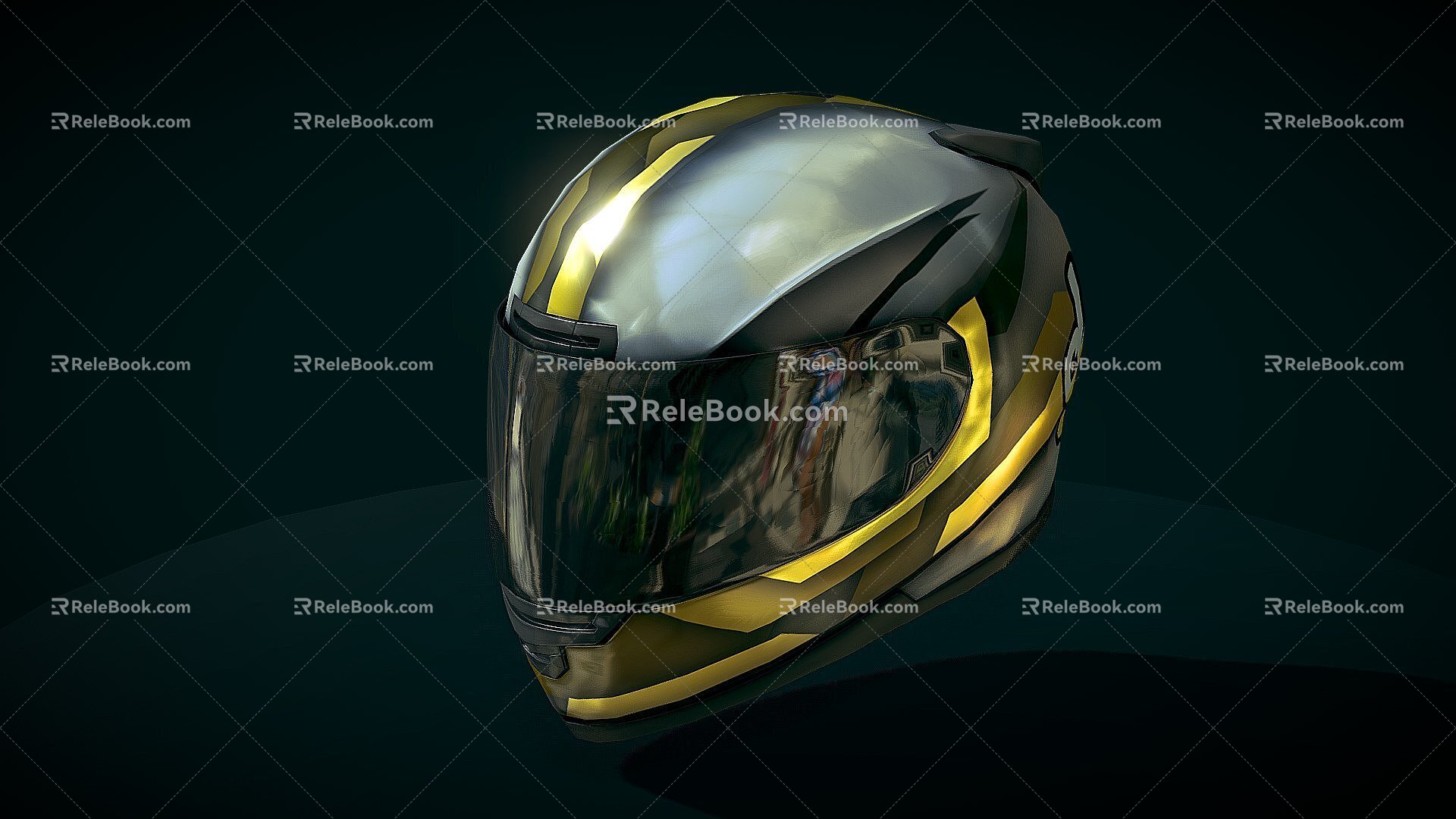 Full Face Helmet 3d model