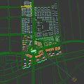 Modern Residential Buildings in Urban Landscape With High Rises Green Areas and Transportation Lines