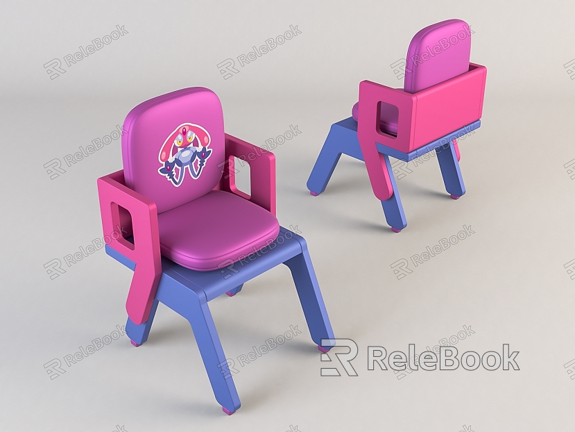 Modern Children's Chair Home Chair model