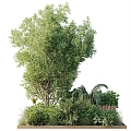 Modern Plant Plant Pile Landscape Tree Flower Garden Horticulture 3d model