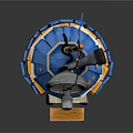 Tower defense sentry tower air defense watchtower observatory tower loft 3d model