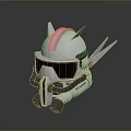 Sci-Fi Helmet Alien Helmet High Tech Helmet Game Helmet 3d model